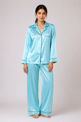 Ferozi Shamoz Silk Pajama Set