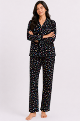 Vibrant Linen Pajama Set