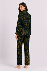 Bows Linen Pajama Set