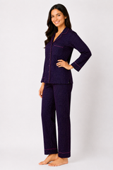 Polka Fantasy Linen Pajama Set