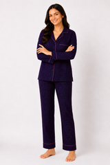 Polka Fantasy Linen Pajama Set