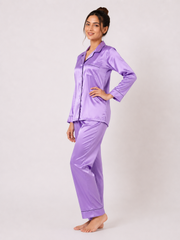 Lillac Shamoz Silk Pajama Set