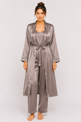 Chiku Shamoz Silk 3 Piece Gown Set
