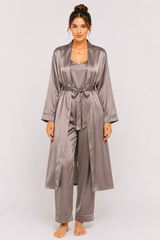 Chiku Shamoz Silk 3 Piece Gown Set