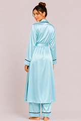 Ferozi Shamoz Silk 3 Piece Gown Set