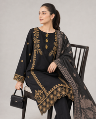 3 Piece full Emroidered Lawn Suit