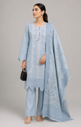 3 Piece full Emroidered Lawn Suit