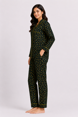 Bows Linen Pajama Set