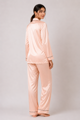 T-Pink Shamoz Silk Pajama Set