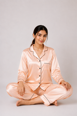 T-Pink Shamoz Silk Pajama Set