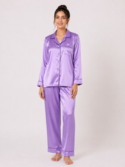 Lillac Shamoz Silk Pajama Set