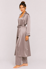 Chiku Shamoz Silk 3 Piece Gown Set