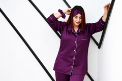 Indigo Shamoz Silk Pajama Set