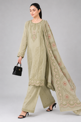 3 Piece full Emroidered Lawn Suit