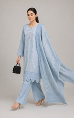 3 Piece full Emroidered Lawn Suit