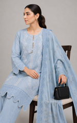 3 Piece full Emroidered Lawn Suit