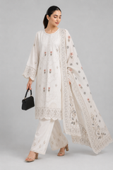 3 Piece full Emroidered Lawn Suit