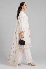 3 Piece full Emroidered Lawn Suit