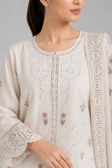 3 Piece full Emroidered Lawn Suit